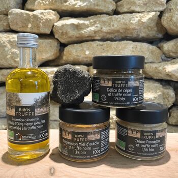 Pack Découverte XL Saint Valentin 4 Produits à la Truffe Noire Bio 2