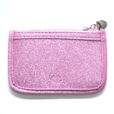 MOON - Glittery coin purse - Pink