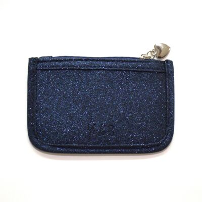 MOON - Glittery coin purse - Navy