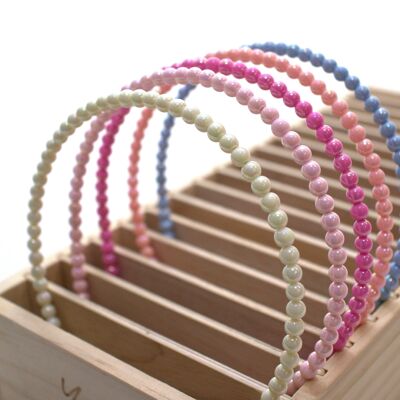 PEARL RANGE - Sold in 5 colors: Ivory, soft pink, fuschia, coral and blue - Unit price €7.95 - Unit purchase price: 3.61€