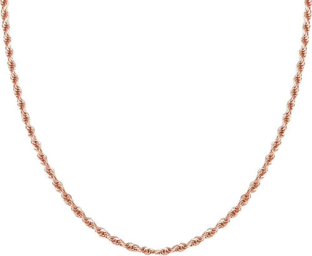 Cadena Twist Acero Inoxidable Rosado 45cm