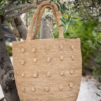 “Maria” raffia bag