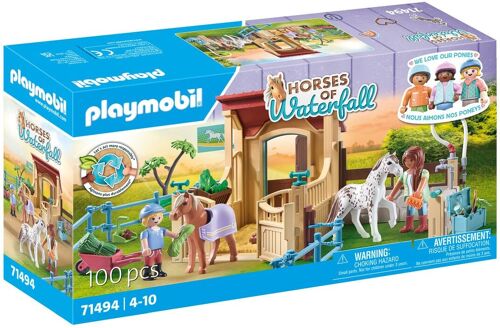 Playmobil 71494 - Cavalières Avec Box Et Poneys