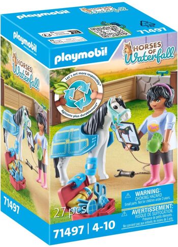 Playmobil 71497 - Thérapeute Et Cheval