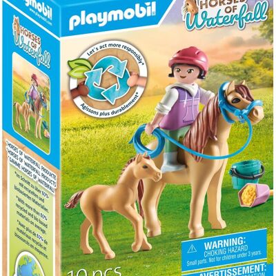 Playmobil 71498 - Niño Con Ponis