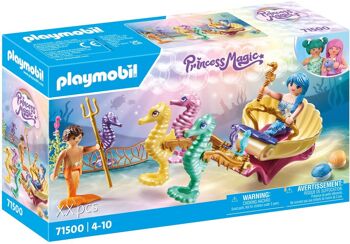 Playmobil 71500 - Calèche Sirènes Et Hippocampes 1