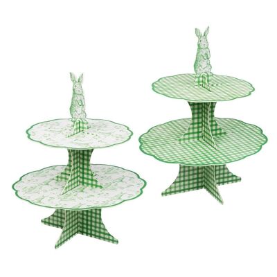 Soporte para tartas reversible Pierre Easter Rabbit