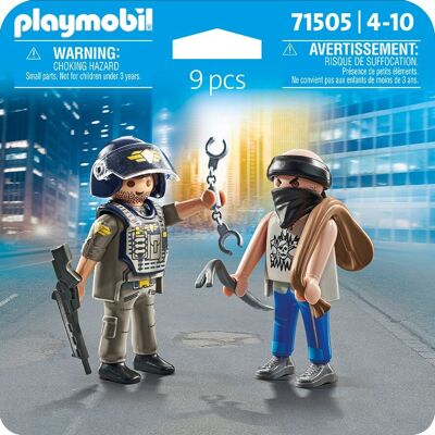 Playmobil 71505 - Policier Et Bandit