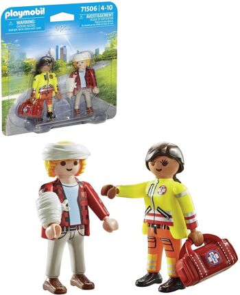 Playmobil 71506 - Secouriste Avec Blessé 2