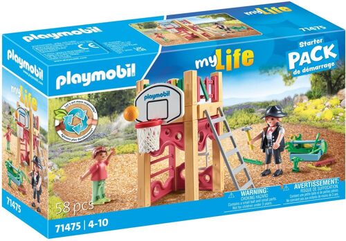 Playmobil 71475 - Charpentier Et Tourelle De Jeu