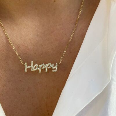 Happy - gold or silver
