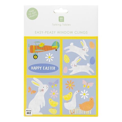 Spring Rabbit Window Cling Easter Decorations