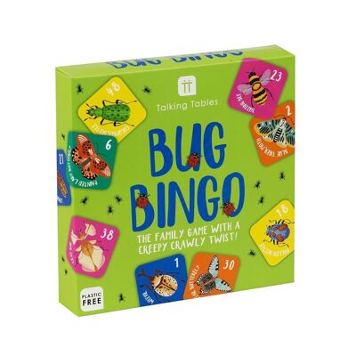 Juego familiar de bingo de insectos para niños