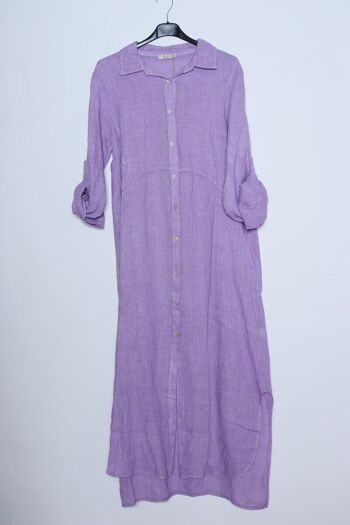 Robes chemise longue en Lin REF. 1484 12