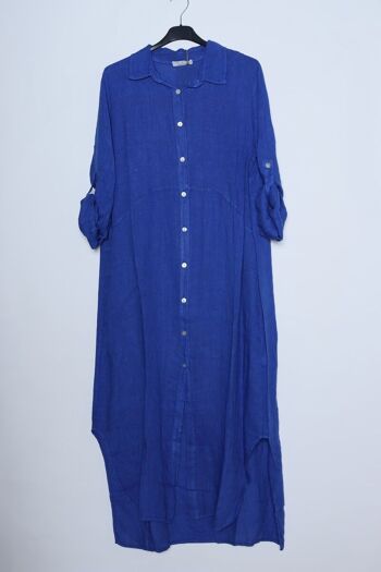 Robes chemise longue en Lin REF. 1484 16
