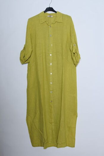 Robes chemise longue en Lin REF. 1484 21