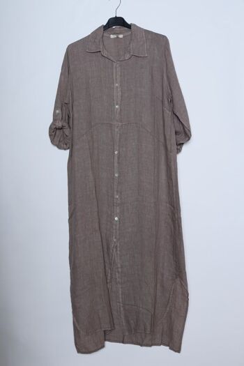 Robes chemise longue en Lin REF. 1484 23