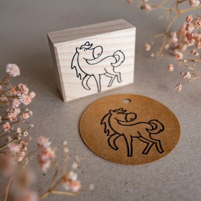 Stempel Pferd.