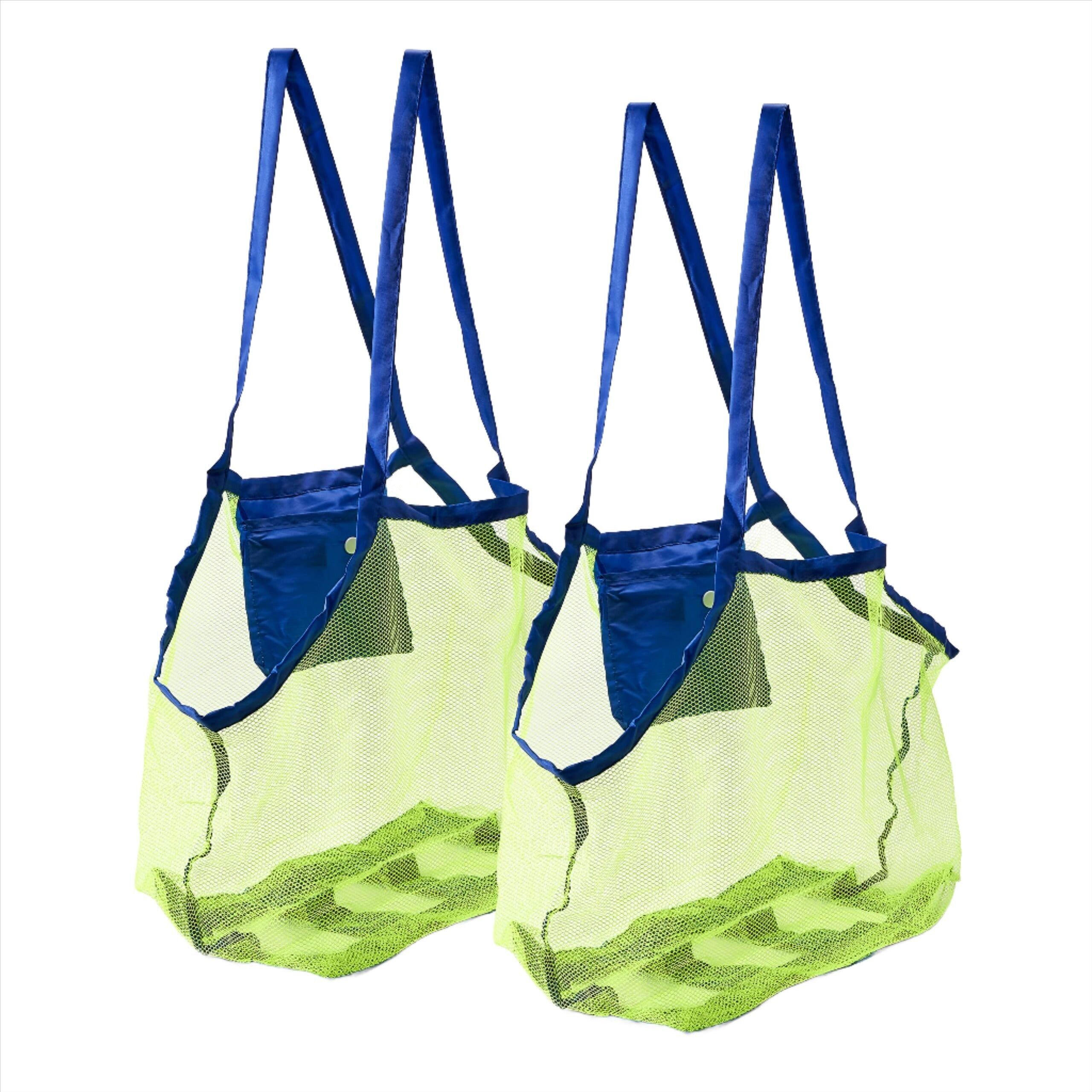 2 Mesh Beach Tote Bags