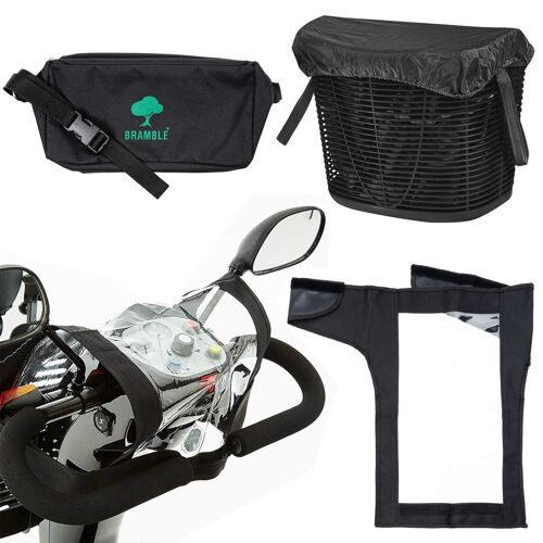 3 Piece Mobility Scooter Accessory Set