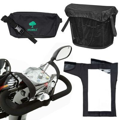 Set di accessori per scooter per disabili da 3 pezzi