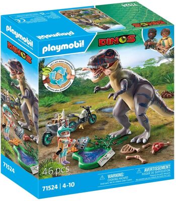 Playmobil 71524 - Explorateur Avec Moto Et Tyrannosaure 1