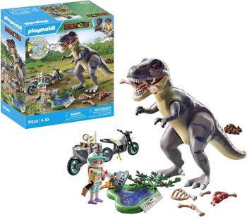 Playmobil 71524 - Explorateur Avec Moto Et Tyrannosaure 2