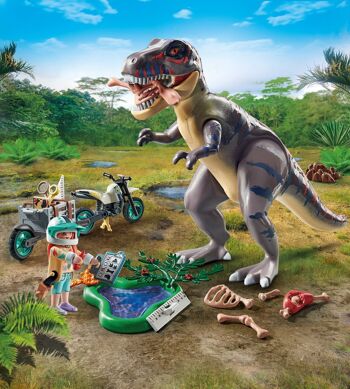 Playmobil 71524 - Explorateur Avec Moto Et Tyrannosaure 3