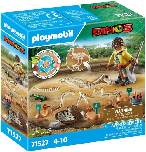 Playmobil 71527 - Site Archéologique Squelette De Dinosaure