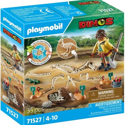 Playmobil 71527 - Site Archéologique Squelette De Dinosaure