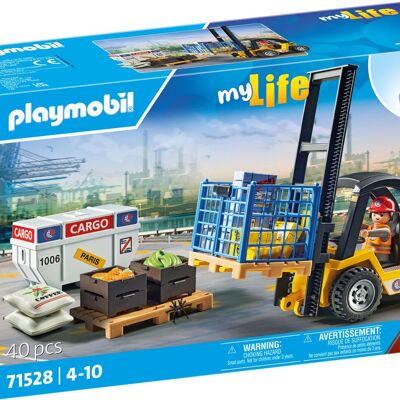 Playmobil 71528 - Forklift And Equipment