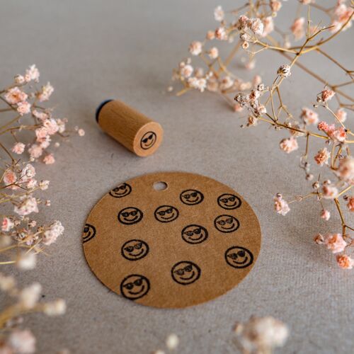 Stempel Mini Smiley Cool.