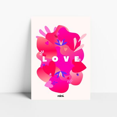 Poster „Liebesuniversum“.