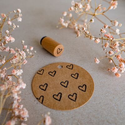 Stamp mini heart.