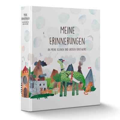 Collector's folder for kindergarten and daycare - dinosaurs