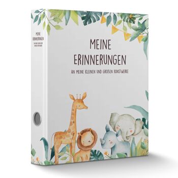 Dossier collector pour maternelle et garderie - enfants animaux 1