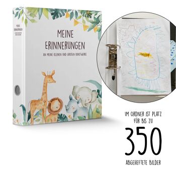 Dossier collector pour maternelle et garderie - enfants animaux 3