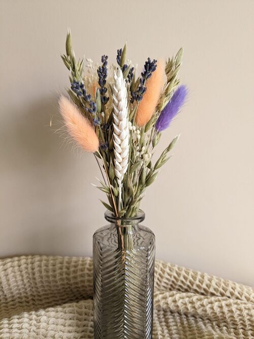 Peachy - Petit bouquet de fleurs séchées naturelles