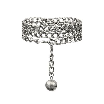 Tressia Silber / dreifach gewickeltes Armband oder Halskette
