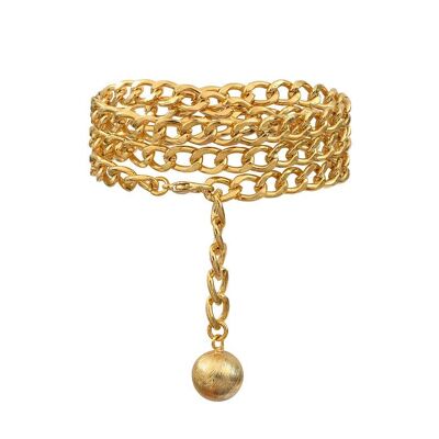 Tressia / triple wrap bracelet or necklace