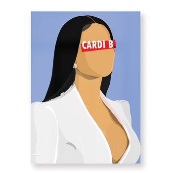 Affiche Cardi B - 30X40 cm 2