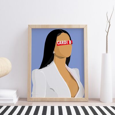 Cardi B Poster - 30X40 cm