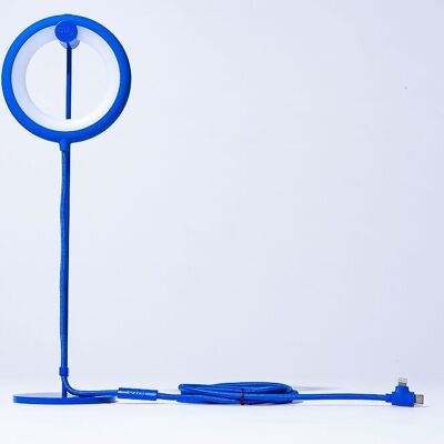 Bily Bird Lamp - With legs - Electric blue