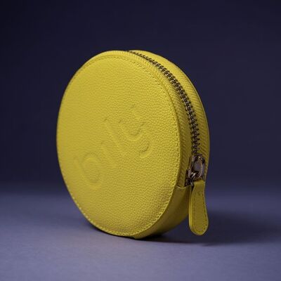 The BAGGY - recycled leather - Yellow