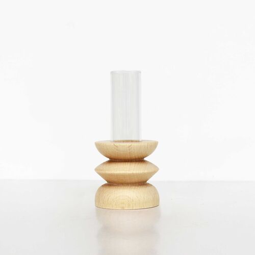 Totem Wooden Table Vase - Short Nº 3