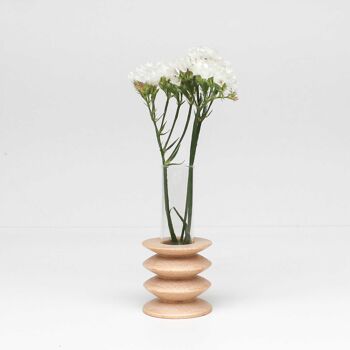 Vase de table en bois Totem - Court Nº 2 2