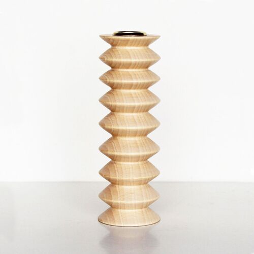 Totem Wooden Candle Holder - Tall Nº 2