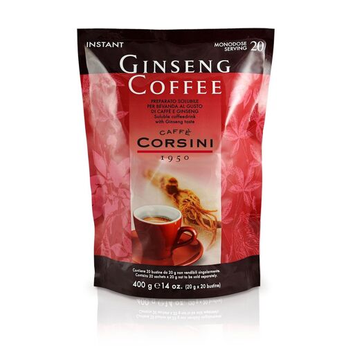 Ginseng Coffee | 20 Bustine monodose 20 grammi ciascuna