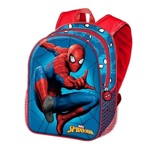 Marvel Spiderman Courageous-Mochila 3D Pequeña, Multicolor