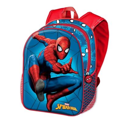 Zaino 3D Marvel Spiderman Courageous-Small, multicolore